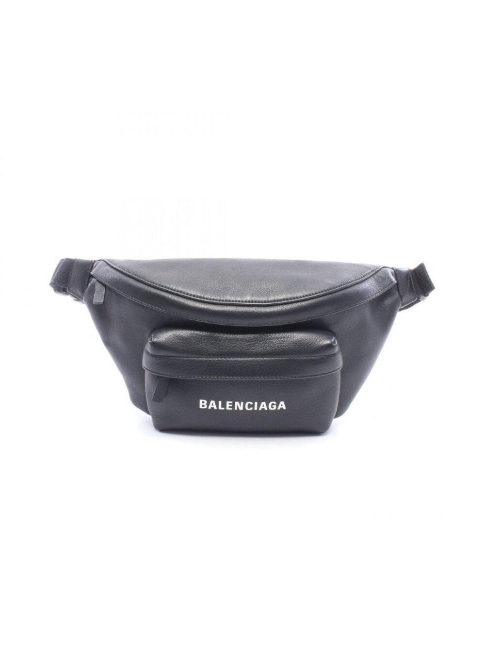 Balenciaga Waist Bag Everyday Beltpack Black White Leather